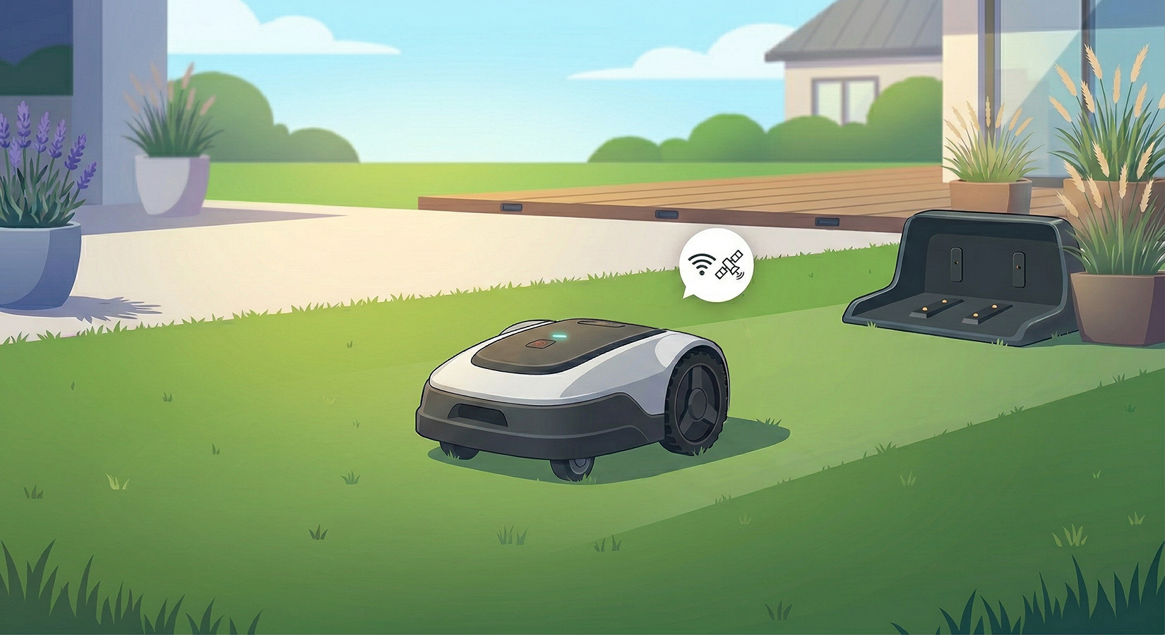 Mähroboter-Einrichtung